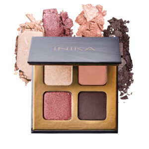 INIKA Organic Flowers eyeshadow quad palette