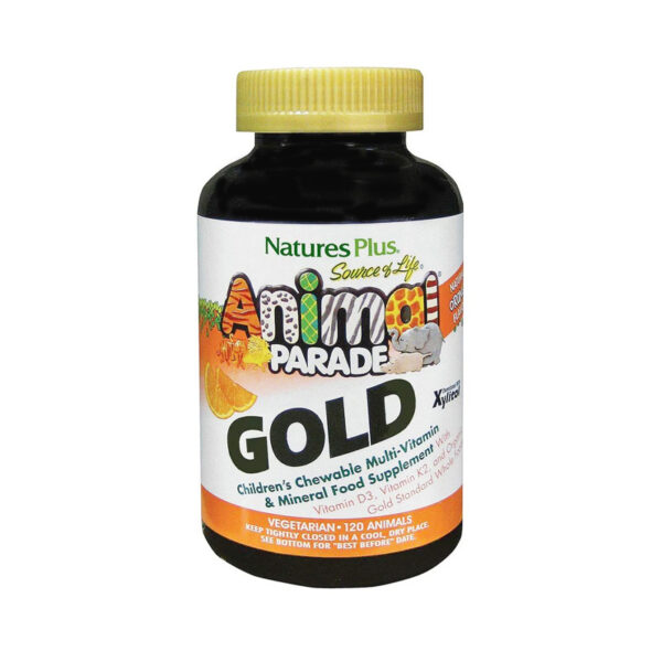 Natures Plus Animal Parade Gold Orange - 120 Chewable Tablets