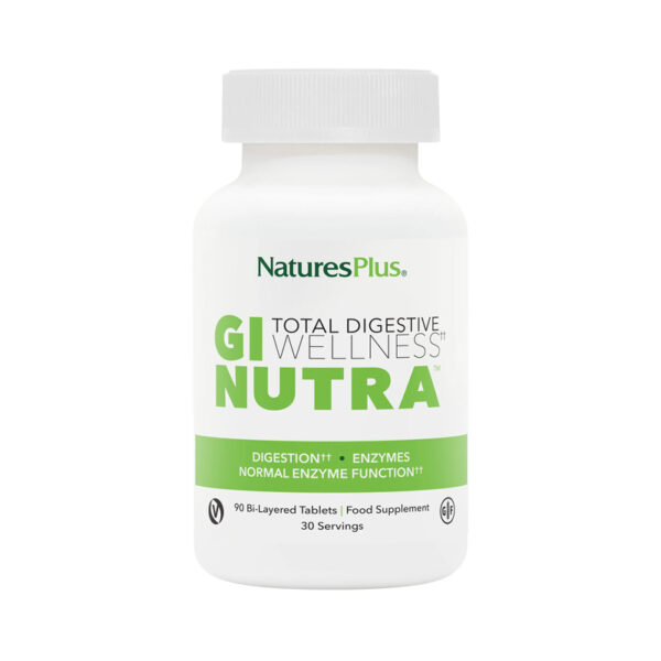 Natures Plus GI Nutra Digestive Wellness - 90 Tablets