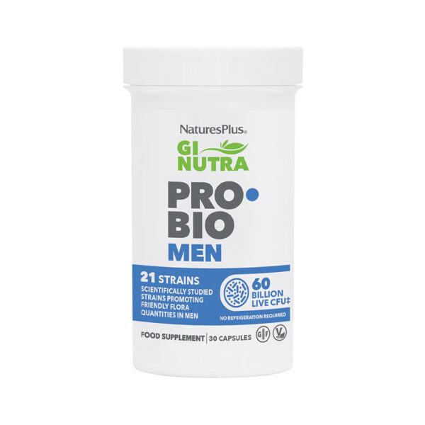 Natures Plus GI Nutra Probio Men - 30 Capsules