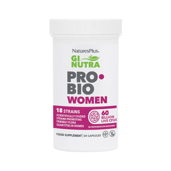 Natures Plus GI Nutra Probio Women - 30 Capsules