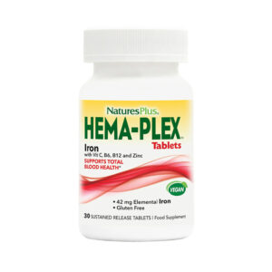 Natures Plus Hemaplex Sustained Release - 30 Tablets