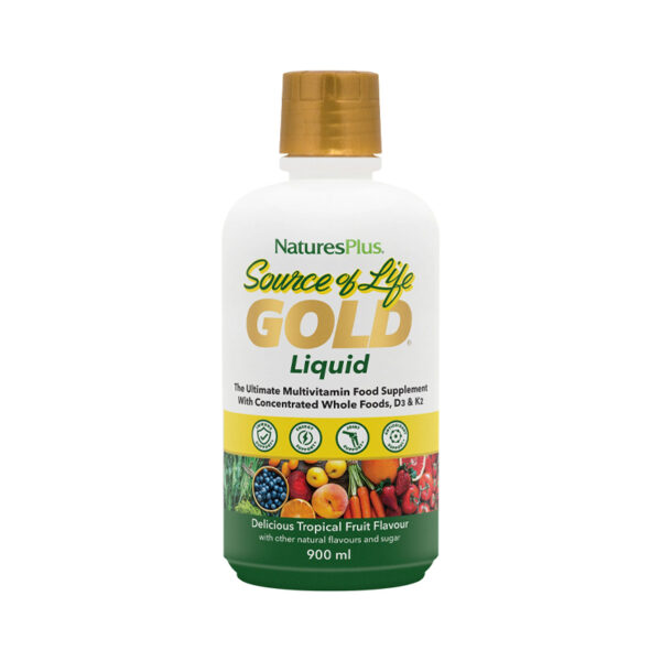 Natures Plus Source of Life Gold Liquid Multivitamin - 900ml