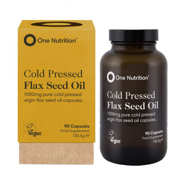 One Nutrition Flax Seed Oil - 90 Capsules