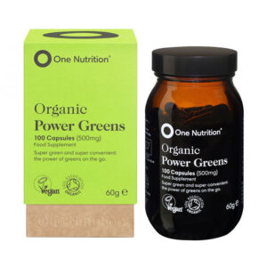 One Nutrition Organic PowerGreen's - 100 Vegan Capsules