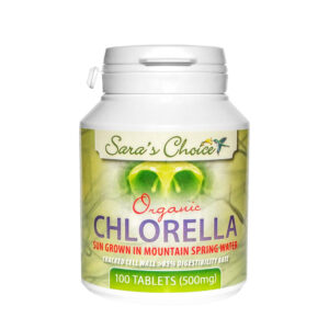 Sara's Choice Organic Chlorella 500mg - 100 Tablets
