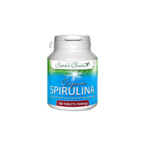 Sara's Choice Organic Spirulina 500mg - 100 Tablets