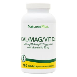 Natures Plus Cal/Mag/Vit D3 - 180 Tablets