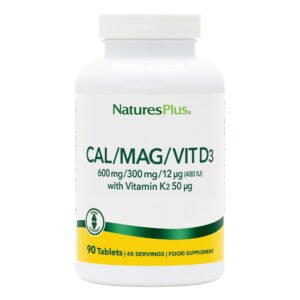 Natures Plus Cal/Mag/D3 - 90 Vegan Tablets