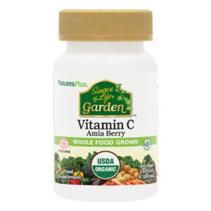 Natures Plus Source of Life Organic Vitamin C - 60 Capsules